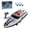 White / 3 Battery, variant on HJ821 High Speed RC Boat With LED Ring Lights Dual Motor Power 2.4GHz 15kmh Remote Control 60m Range High Low Speed Switching For Lake Pool Pond( Blue / 1 Battery )