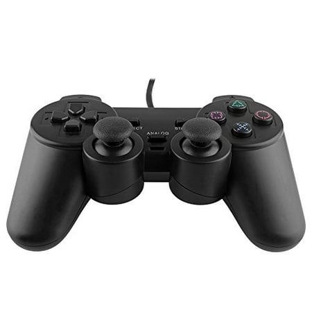 Wired Controller for PS2,Wetoph GD22 Dual Shock Gamepad for Playstation 2 Supports Dual Vibration Function(Third Party