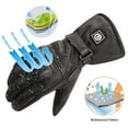 thumbnail image 5 of Sun Will Black Motorcycle Gloves for Men, Touchscreen Motorbike Gloves for Cycling Sports XS-3XL, 5 of 10