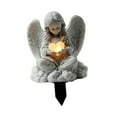 thumbnail image 3 of Letrero decorativo de jardín 2D con diseño de ángel, accesorio de jardín, decoración plana de acrílico Chica, 3 of 9