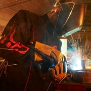 Black Stallion BSX BM88 Premium Pigskin & Cowhide MIG Welding Gloves, Large