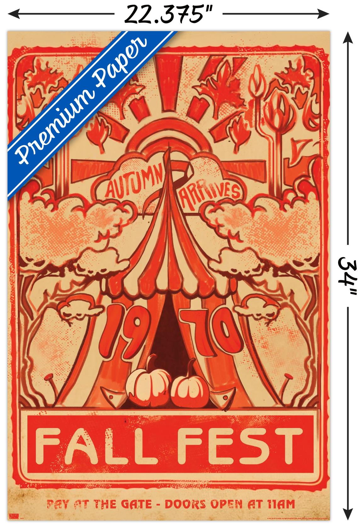 Five Nights at Freddy's: Help Wanted 2 - Fall Fest Wall Poster, 22.375" x 34"