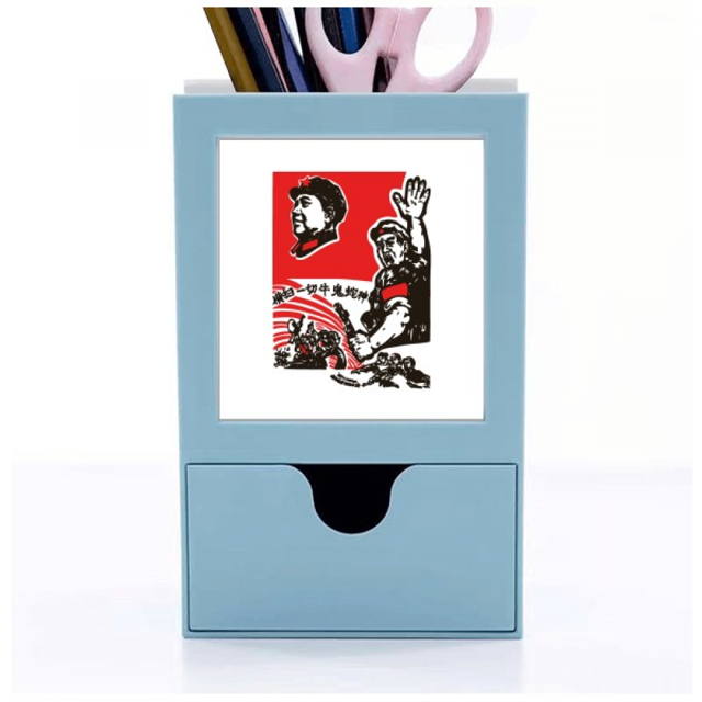 China Red Education Promotion Call Tarjeta de clip de pluma del gestor de suministros de oficina