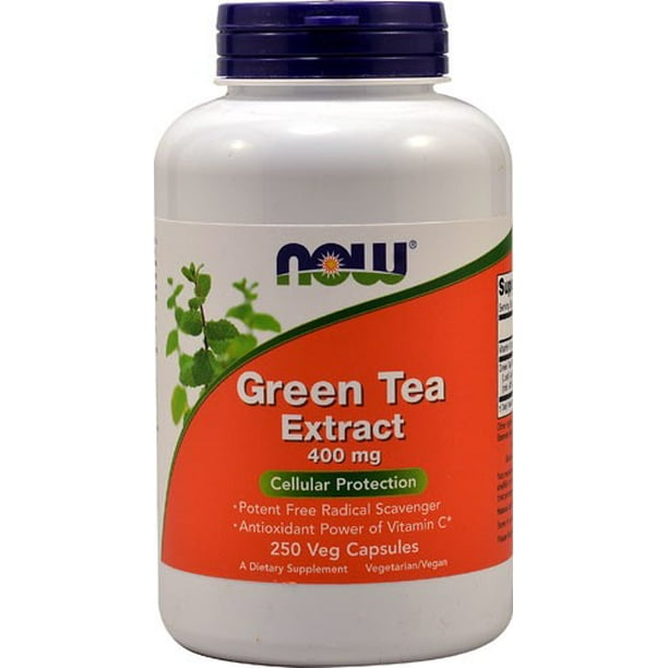 NOW Foods Green Tea Extract 400 Mg 250 Capsules