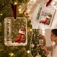 thumbnail image 3 of Christmas Cash Gift Ornament, Christmas Money Holder for Cash Gift, Christmas Tree Decoration, Funny Holiday Xmas Tree Hanging Ornaments Decor(1Pcs,Christmas Stocking Bear Gift Scene), 3 of 5