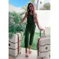 thumbnail image 3 of Conjunto de Dos Piezas PRETTYGARDEN Sin Mangas Verde Oscuro XXL, 3 of 5