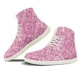thumbnail image 6 of Psesaysky High-Top Barefoot Shoes Pink Pattern Walking Shoes for Women Water-Resistant Comfortable Sneakers Size 6-13.5, 6 of 7