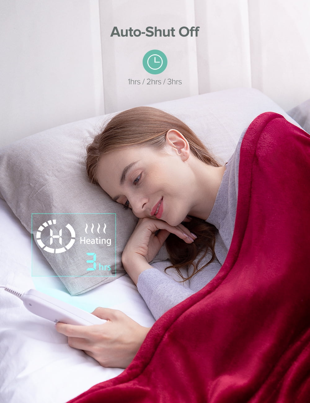 sable heated throw blanket