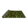 thumbnail image 2 of Ahgly Company Indoor Round Oriental Green Traditional Area Rugs, 7' Round, 2 of 4