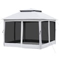 thumbnail image 3 of Clipop 10x10ft Pop-up Gazebo Canopy Tent ,Outdoor Party Tent for Garden Patio Backyard,White, 3 of 8