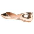 thumbnail image 2 of Journee Womens Cortni Slip On Pointed Toe D'Orsay Flats, Widths Available, 2 of 8