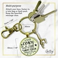 thumbnail image 5 of Gymnastics Coaching Sport Gutsy Goodness Bronze Keychain Great Coach Changes Life Thank You Gift, 5 of 8