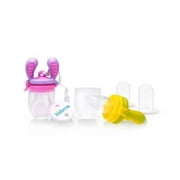 Kidsme 210179 PPGY Baby Feeder Essential Set, Purple & Pink