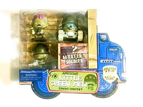 Awesome Little Green Men 4 Pack Series 2 Green Army Collect Play The Battle Game 