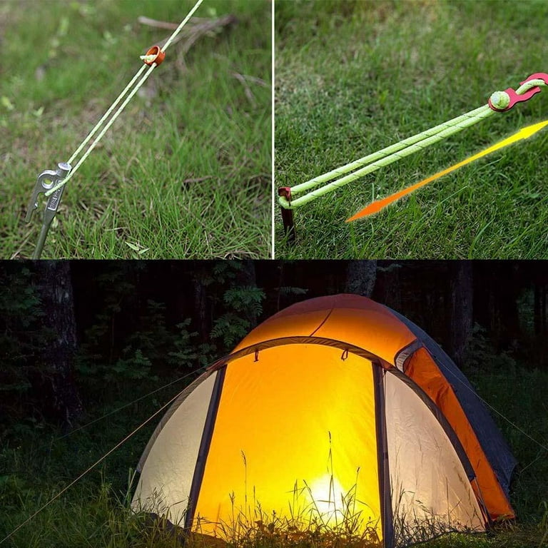 MI-YUKI 20m/50m Reflective Guyline Outdoor Camping Tent Rope Runners Guy  Line Cord