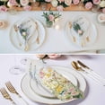 thumbnail image 2 of Floral Hummingbird Cloth Napkins, Spring Watercolor Flowers Washable and Reusable Dinner Napkins Set of 8, Table Napkin for Kitchen Party Birthday Wedding Hotel Housewarming 20"x20", 2 of 8