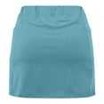 thumbnail image 5 of Clearance Clothes under $5.00 LEBONYARD Skorts Skirts for Women Tennis Skirts,Women's New Color Mid-waist Skirt Pants Sports Shorts Bottoming Skirt Pants Sky Blue L, 5 of 6