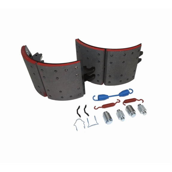 Drum Brake Shoe Kit with 23K ning Compatible w/Haldex, Replaces 4711Q Bendix GBEK4711QSBP23, Freightner KSMA20014711QP