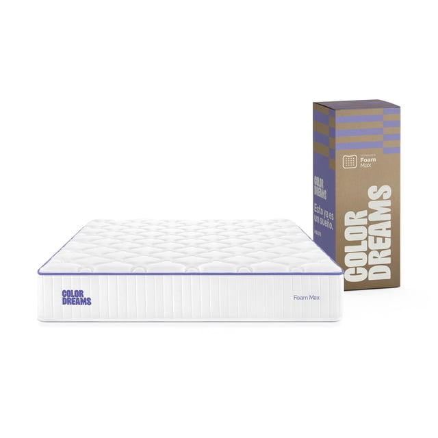 Colchón King Color Dreams Max Foam | 28 cm | Firmeza media | Caja | Certificado
