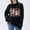 Black, variant on kcavykas Womens Sweater Winter Holiday Sweaters for Women Pullover Crew Neck Long Sleeve Print Festive Top Warm Cozy Cozy for Christmas Loungewear Fashion Yellow L