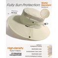 thumbnail image 4 of Gorro FURTALK para el sol con orificio para cola de caballo, protección UV, 4 of 6