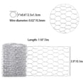 thumbnail image 2 of HLONK Chicken Net Wire with Mini Pliers and Gloves for Craft Projects Galvanized Hexagonal Wire Netting 0.1meter x 3meter, 2 of 7