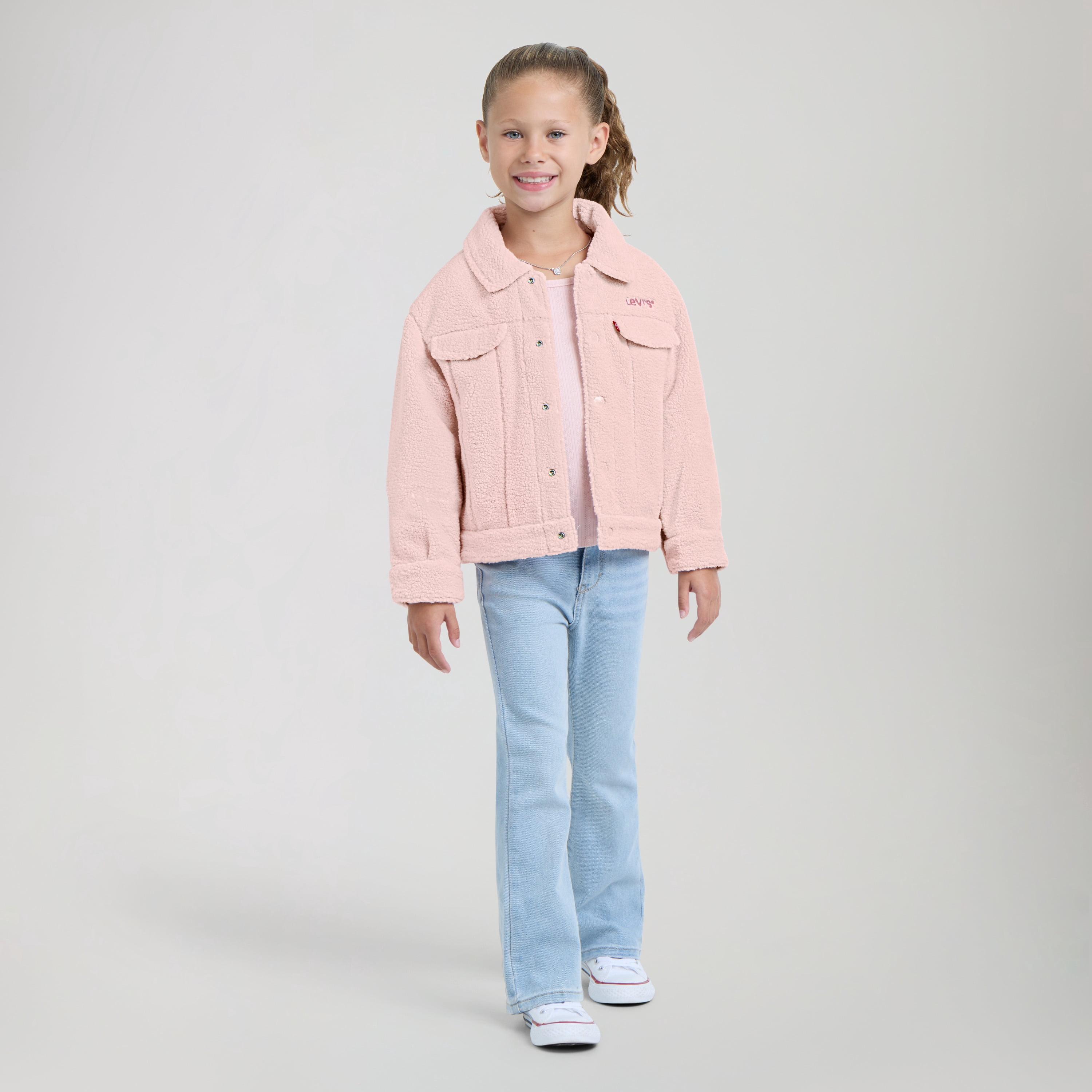 Levi's Girls Sherpa Trucker Jacket, Sizes 4-16