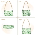 thumbnail image 2 of Ryvnso St Patrick Clover-a1 Womens Chain Shoulder Bag Tote Handbags Clutch Hobo Purse with Zipper for Travel, 2 of 7