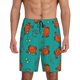 thumbnail image 1 of Fotbe Colorful Crab Pantalones Cortos de Pijama para Hombre, Ropa de Dormir, Pantalones de Pijama Cortos para Hombre-Small, 1 of 6