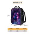 thumbnail image 4 of Xixirimido Cat Butterfly Galaxy Pattern 4Pcs School Supplies Set for Students 17 Inch Backpack with Lunch Bag, Water Bottle Holder, Pencil Case Large Capacity Bookbag for Kids, 4 of 6