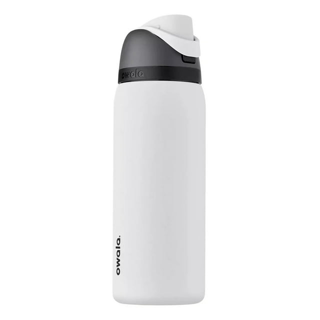 Owala FreeSip: Botella de acero inoxidable aislada con popote, 24 oz (700ml)
