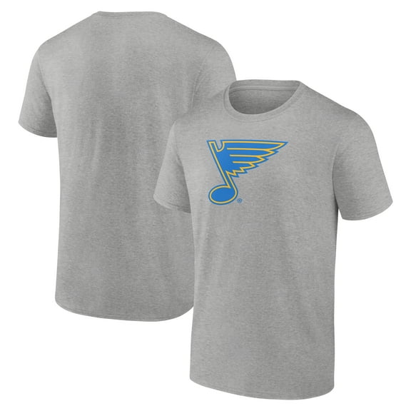 Men's Heather Gray St. Louis Blues Essential T-Shirt