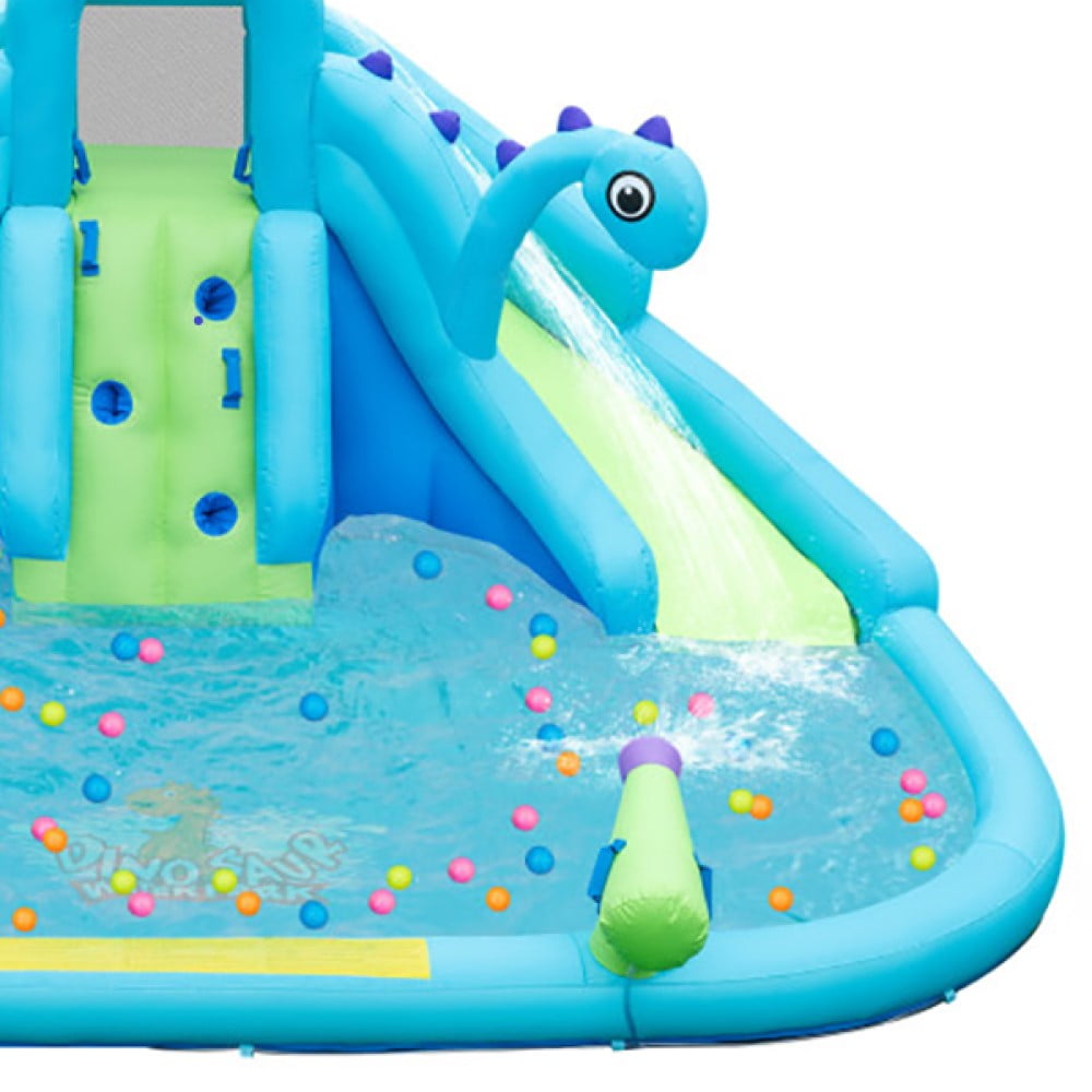 Barara King Bounce House, Inflatable Bounce House,Inflatable Water Slide with Dual Slides and Large Splash Pool and Carry Bag (with 584W Blower)