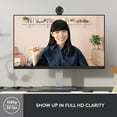thumbnail image 3 of Logitech Brio 1080p Webcam, Auto Light Correction, Privacy Shutter, USB-C, Graphite, 3 of 10