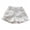Z343 White, variant on Landzoo Kids Girls Shorts Solid Color Elastic Waist With Flutter Summer Comfortable Girls Denim Shorts Size 18-24 Months Sky Blue