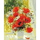 thumbnail image 2 of Decoración de pasillos fácil de hacer, lienzo digital con flores de amapola vibrantes con pinturas acrílicas para principiantes, 16 x 20 pulgadas, regalo perfecto para momentos inolvidables, 2 of 5