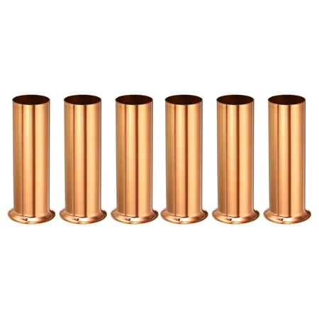 

Uxcell Candle Socket Covers 3.9 Inch Tall Chandelier Sleeves Base Holder Rose Gold 6 Pack