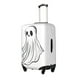 thumbnail image 1 of Fotbe Cute Ghost Simple Drawing Funda Protectora para Equipaje, Antirrayones y Resistente a la Suciedad, Compatible con Maletas de 18 a 32 Pulgadas-Small, 1 of 7