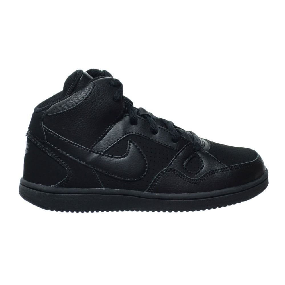 Nike Son Of Force MID (PS) Little Kid's Shoes Black/Black 615161-021 ...