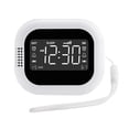 thumbnail image 1 of Reloj despertador con volumen ajustable, 3 configuraciones de alarma, despertador fuerte, relojes eléctricos Ruido, 1 of 9