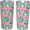 Cute Green Frogs On Pink, variant on 20 Oz Insulated Tumbler with Lid and Straw, Cute Floral Skunks Mom Dad Iced Coffee Stainless Steel Vacuum Insulated Tumbler Cup Travel Mug for Hot and Cold