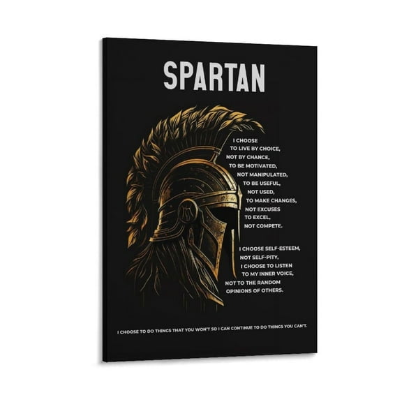 Motivational Posters Spartans Motivational Posters Motivational Quotes My Creed Prints (7) Canvas Painting Wall Art Poster For Bedroom Living Room Decor