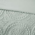 thumbnail image 2 of Full/Queen Embroidered Medallion Faux Fur Ultra Plush Comforter Mini Set, 2 of 10