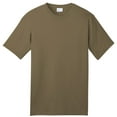 thumbnail image 2 of Port & Co Adult Male Men Electric Heather T-Shirt Coyote Brown 4X-Large, 2 of 2