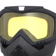 thumbnail image 2 of Casco de protección para los ojos, casco de motocicleta con gafas protectoras, casco de motocicleta para montar al aire libre, diseñado meticulosamente, 2 of 5