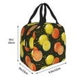 thumbnail image 2 of Pofeuu Orange Lemon Print Lunch Bag Lunch Box Large Capacity Insulated Lunch Bag for Adult, Leakproof Reusable Lunch Tote Bags for Work, 2 of 5