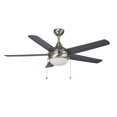 thumbnail image 1 of Design House 154344 52 in. Lexi Ceiling Fan, Satin Nickel, 1 of 1