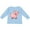 AE-Light Blue, variant on Inktastic Cute Pig Boys or Girls Long Sleeve Toddler T-Shirt