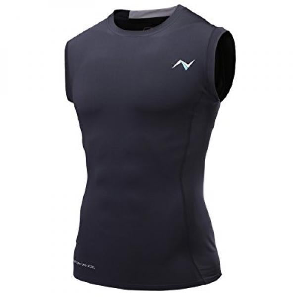 Nooz Mens Cool Dry Sleeveless Compression Tank Top Shirt