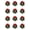 #4, variant on 12 Pack 10.6 Inch Mini Norfolk Pine Wreaths, Artificial Evergreen Rings, Small Christmas Greenery for Door Cabinet Window Wall Decor